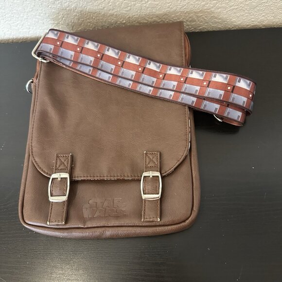 Disney Handbags - Disney Parks Star Wars Chewbacca Tablet Bag  Chewys Bandolier Strap Pin Trading